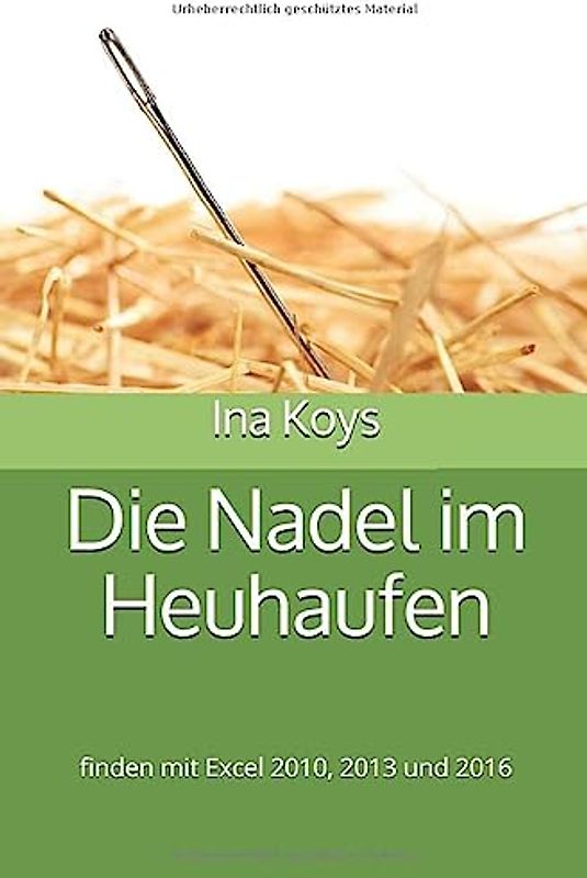Die Nadel im Heuhaufen: finden mit Excel 2010, 2013 und 2016 (Kurz & Knackig)