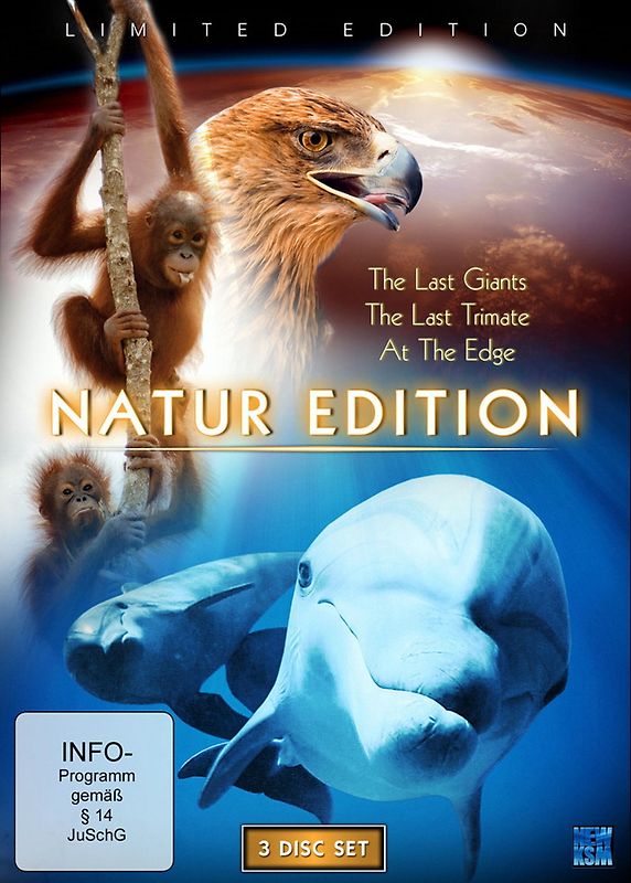 Natur Edition - The Last Giants / The Last Trimate / At The Edge [Limited Collector's Edition, 3 DVDs] DVD