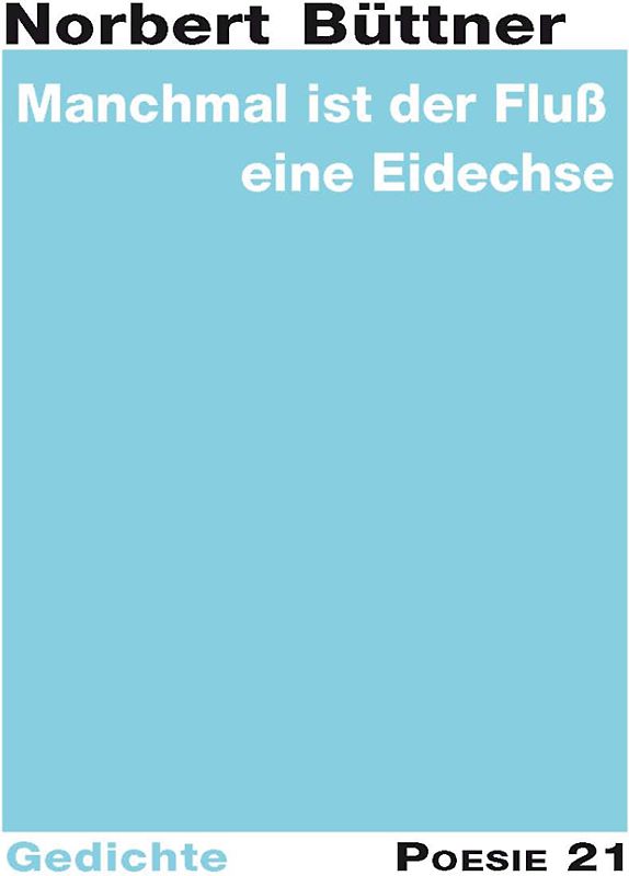 Manchmal ist der Fluß eine Eidechse