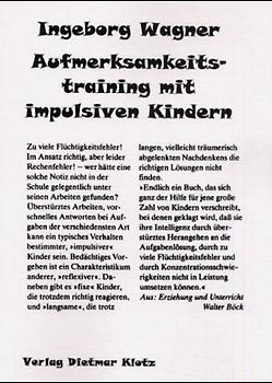 Aufmerksamkeitstraining mit impulsiven Kindern