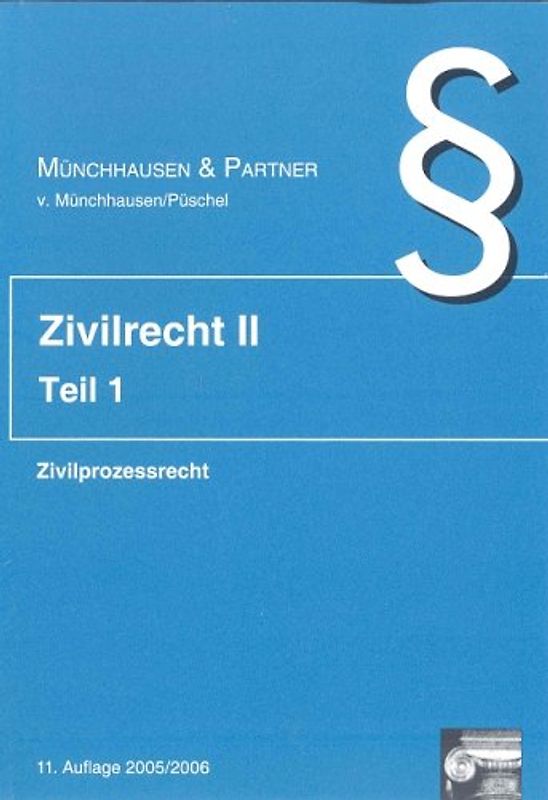 Zivilrecht II. Bände 1-4. Standardkartei / Zivilprozessrecht Erkenntnisverfahren