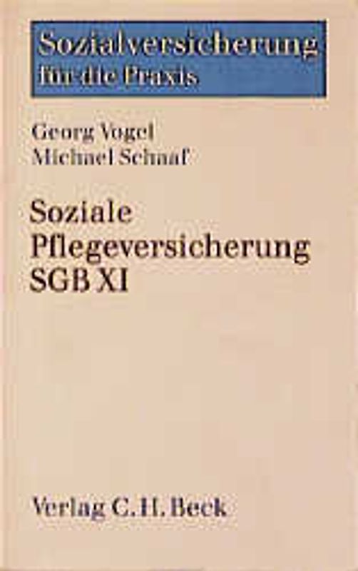 Soziale Pflegeversicherung SGB XI