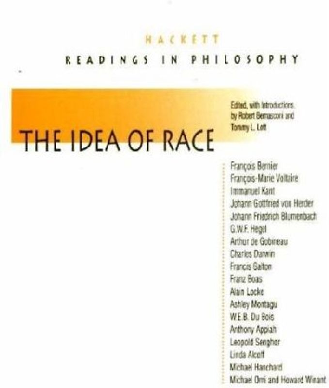 The Idea of Race