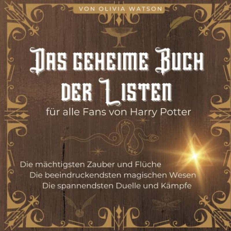 Das geheime Buch der Listen für alle Fans von Harry Potter