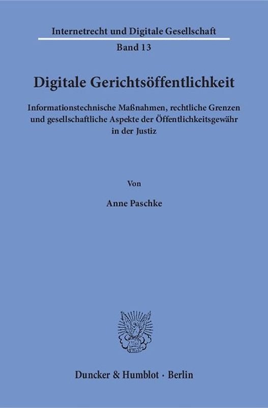 Digitale Gerichtsöffentlichkeit.