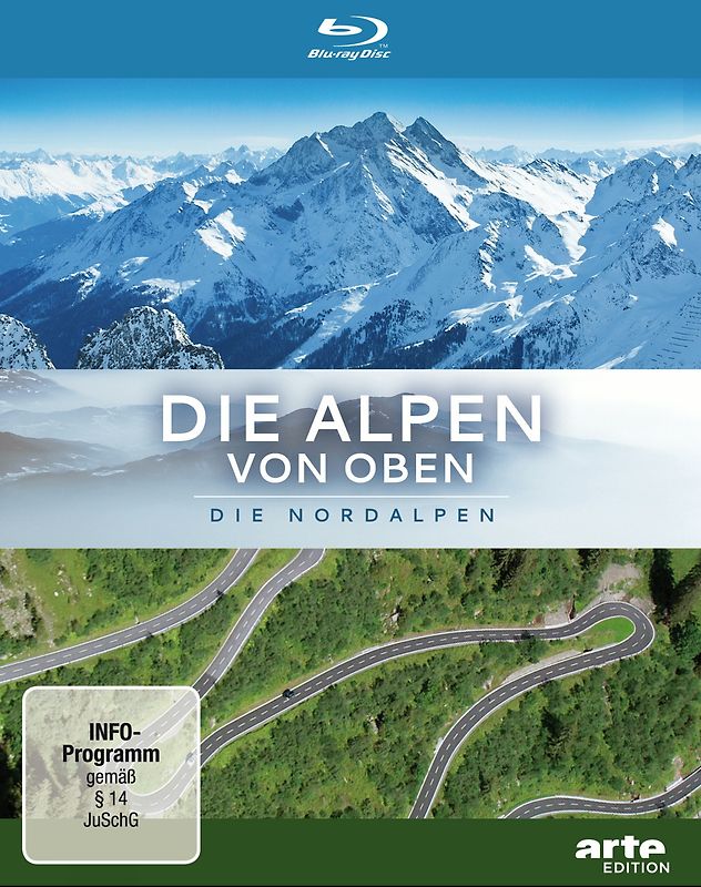Die Alpen von oben - Die Nordalpen [arte Edition] Blu-ray Disc