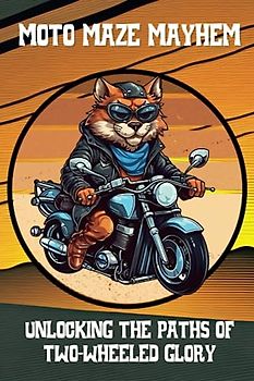 Moto Maze Mayhem, Unlocking the Paths of Two-Wheeled Glory: A Stress-Relieving and Relaxing Experience for Motorcycle Enthusiasts, Teens and Adults, 100 Mazes