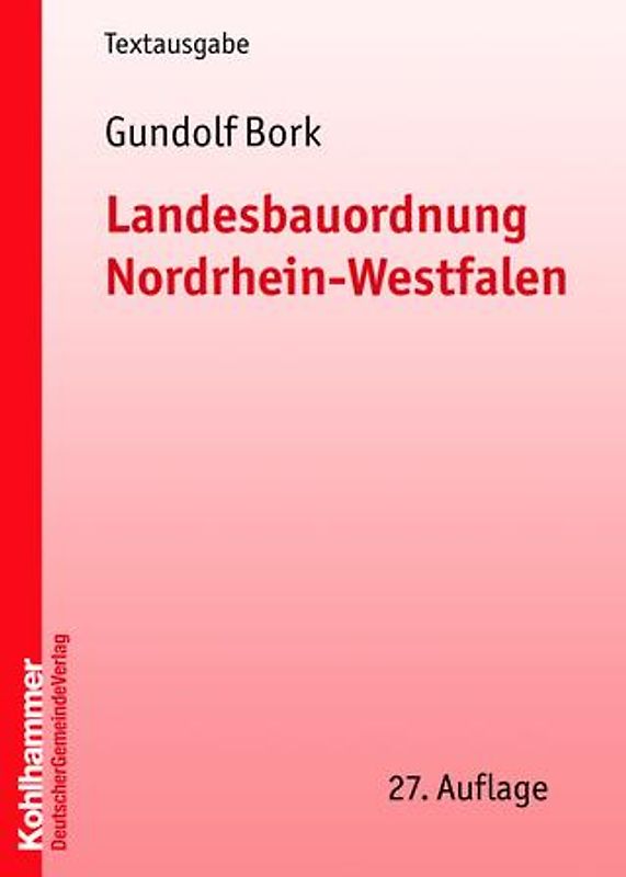 Landesbauordnung für Nordrhein-Westfalen