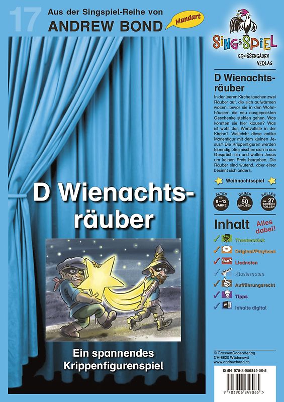 D Wienachtsräuber, Singspiel mit CD