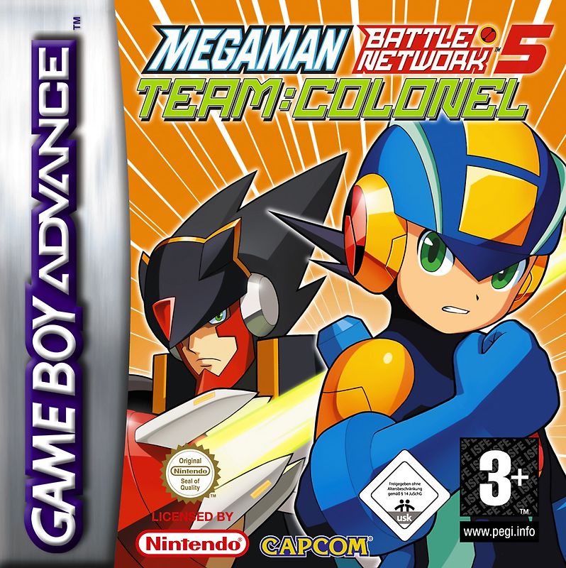 Mega Man Battle Network 5 Colonel Nintendo Game Boy Advance