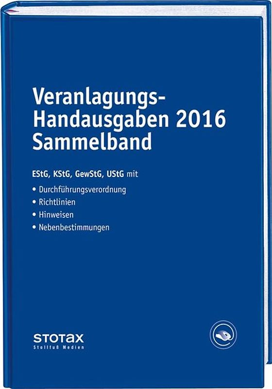 Veranlagungs-Handausgaben 2016 Sammelband