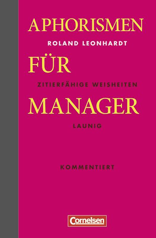 Wirtschaftsgeschenkbuch / Aphorismen für Manager