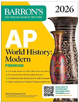 AP World History: Modern Premium, 2026: Prep Book With 5 Practice Tests + Comprehensive Review + Online Practice