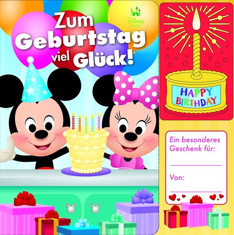 Geburtstags-Soundbuch, Disney Baby, Zum Geburtstag viel Glück!