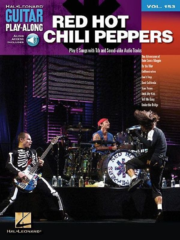 Red Hot Chili Peppers Guitar Play-Along Volume 153 Book/Online Audio