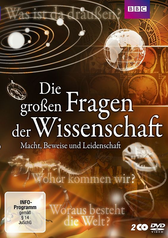 BBC: Die großen Fragen der Wissenschaft - Macht, Beweise und Leidenschaft [2 DVDs] DVD