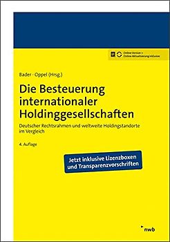 Die Besteuerung internationaler Holdinggesellschaften: Deutscher Rechtsrahmen und weltweite Holdingstandorte im Vergleich