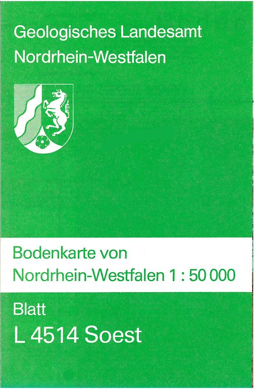 Bodenkarten von Nordrhein-Westfalen 1:50000 / Soest