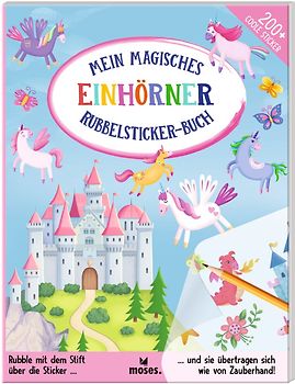 Mein magisches Rubbelsticker-Buch Einhörner