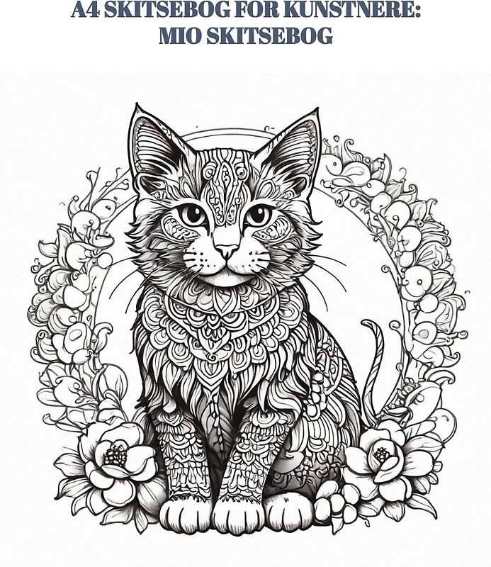 A4 Skitsebog for Kunstnere: Mio Skitsebog