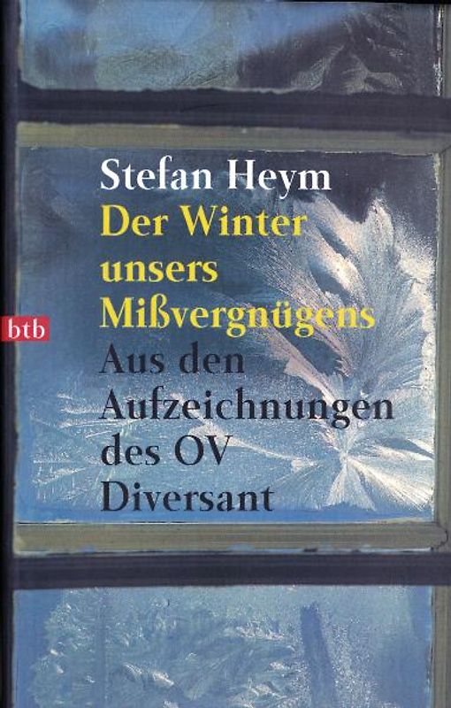Der Winter unsers Mißvergnügens