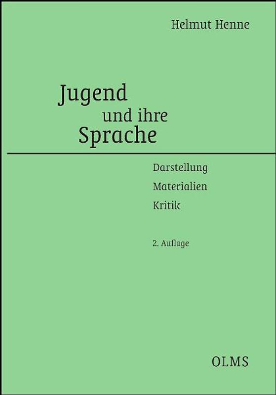 Jugend und ihre Sprache