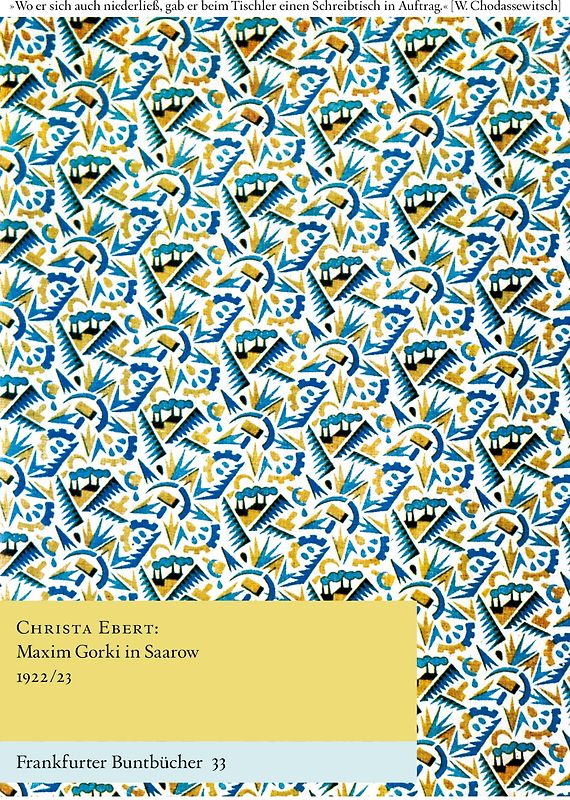 Maxim Gorki in Saarow 1922/23