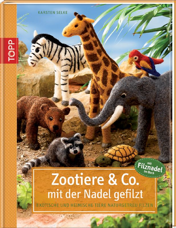 Zootiere & Co. mit der Nadel gefilzt