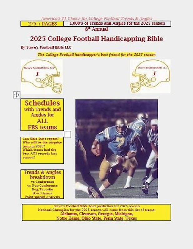 2025 College Football Handicapping Bible