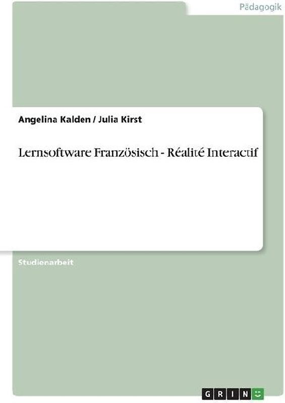Lernsoftware Französisch - Réalité Interactif