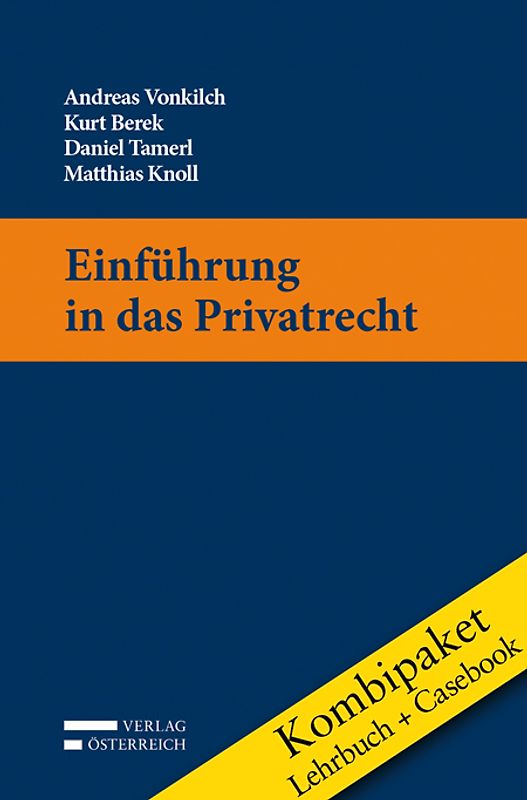 Kombipaket Einführung in das Privatrecht: Lehrbuch und Casebook
