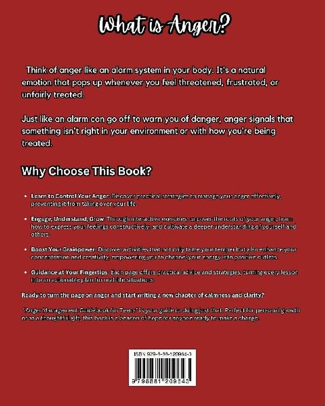 Anger Management Guidebook for Teens