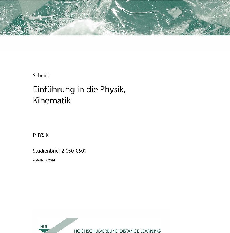 Einführung in die Physik, Kinematik