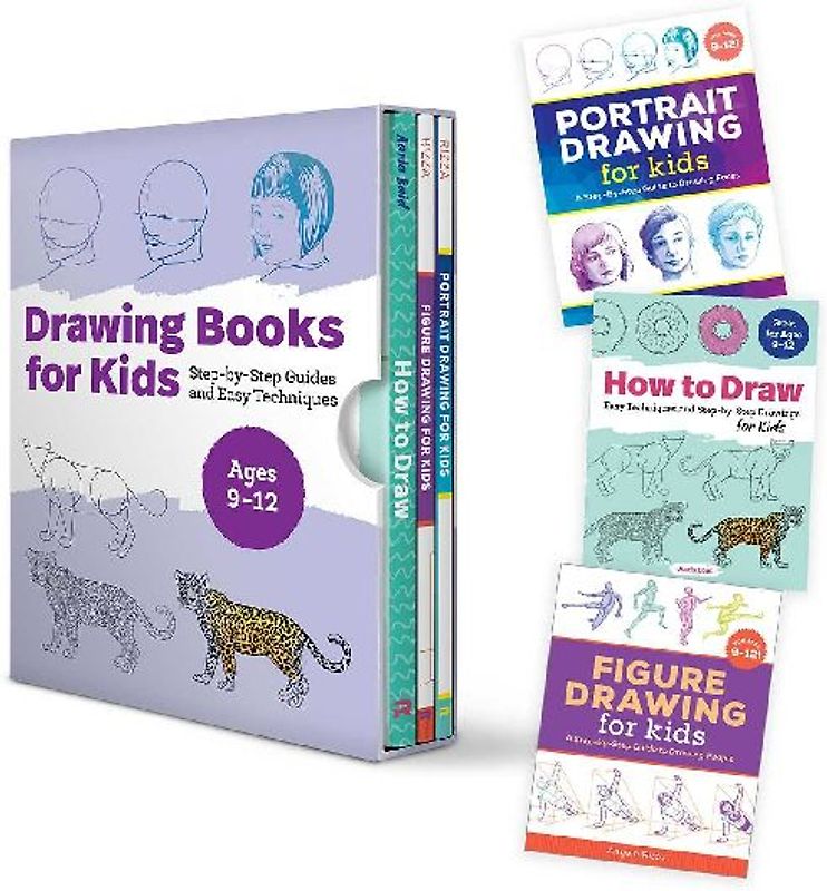 Drawing Books for Kids Box Set