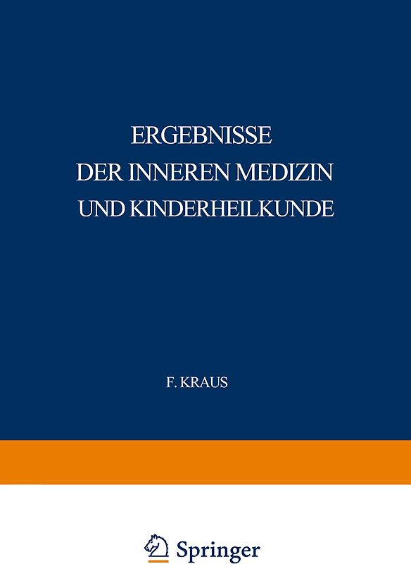 Ergebnisse der Inneren Medizin und Kinderheilkunde
