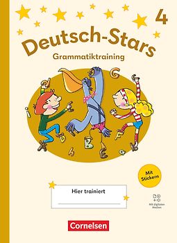 Deutsch-Stars - Grammatiktraining Ausgabe ab 2025 - 4. Schuljahr