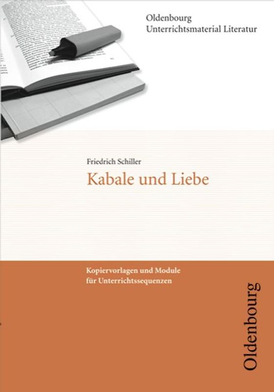 Oldenbourg Unterrichtsmaterial Literatur / Kabale und Liebe