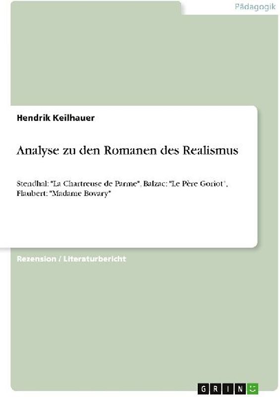 Analyse zu den Romanen des Realismus
