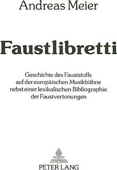 Faustlibretti