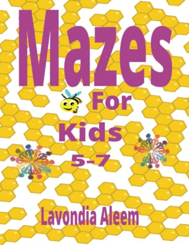 Mazes For Kids 5-7: Brain Teasers, Funny characters to learn and spell