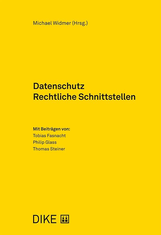 Datenschutz Rechtliche Schnittstellen