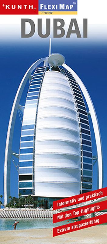 KUNTH FlexiMap Dubai 1:100 000