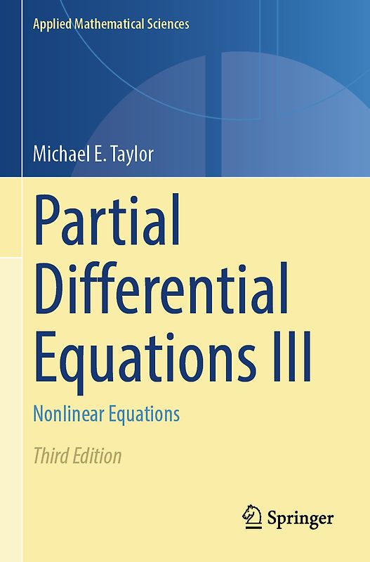 Partial Differential Equations III