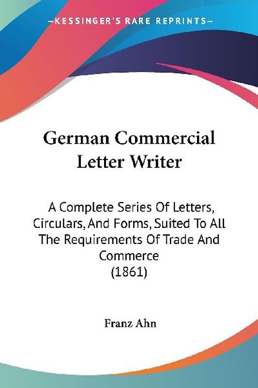 German Commercial Letter Writer