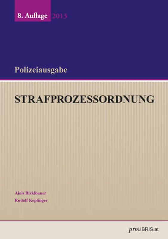 Strafprozessordnung