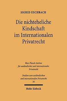 Die nichteheliche Kindschaft im Internationalen Privatrecht