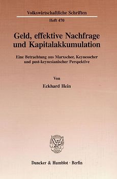 Geld, effektive Nachfrage und Kapitalakkumulation.