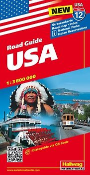 USA Strassenkarte 1:3,8 Mio. Road Guide