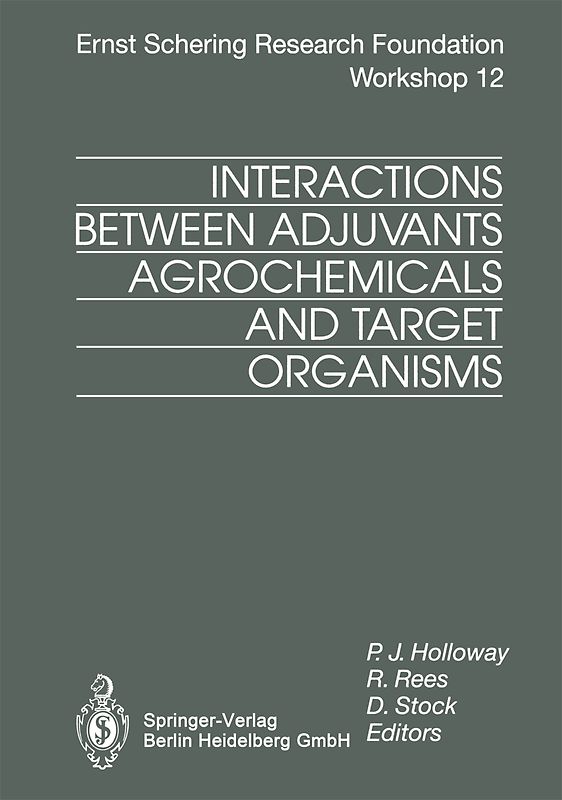 Interactions Between Adjuvants, Agrochemicals and Target Organisms