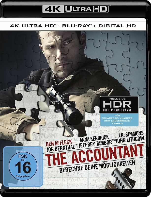 The Accountant 4K Ultra HD Blu-ray